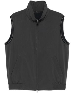 Brioni Zippered Vest - Black