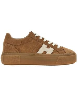 Hogan Crosswind Sneakers - Brown