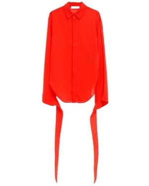 Frankie Shop Long-Sleeve Blouse - Red
