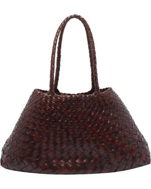Dragon Diffusion Santa Croce Big Tote Bag - Brown