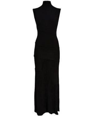 Proenza Schouler Federica Pleated Midi Dress - Black