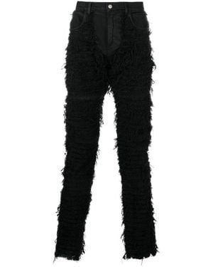 1017 ALYX 9SM X Blackmeans Distressed Straight-Leg Jeans