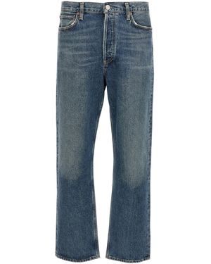 Agolde 90's Mid-Rise Straight Leg Jeans - Blue