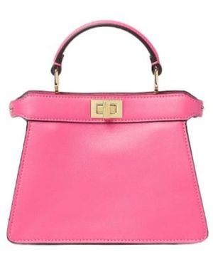 Fendi Peekaboo Iseeu Petite Tote Bag - Pink