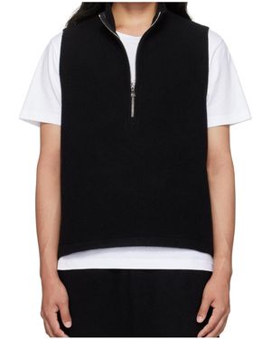 Rier Fleece City Vest - Black