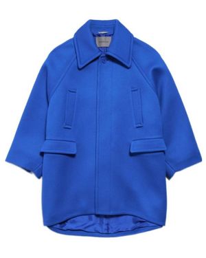 Balenciaga Large Cocoon Coat - Blue