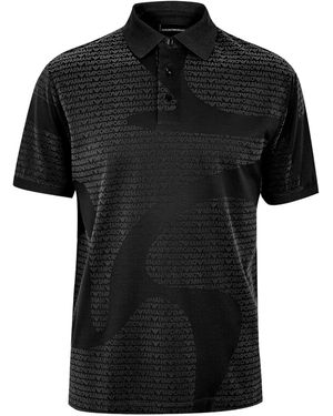 Emporio Armani Shortsleeve Polo Shirt - Black