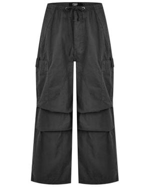 Jaded London Elastic Waist Casual Trousers - Grey