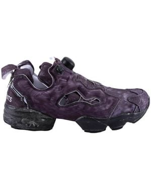 Vetements Logo Low-Top Casual Shoes - Purple