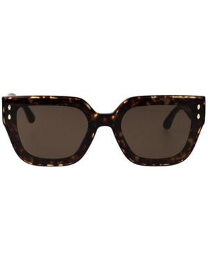 Isabel Marant Square Frame Sunglasses - Multicolour