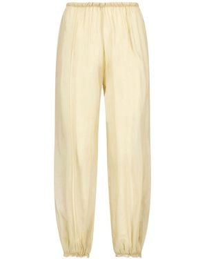 Paloma Wool Elasticated Cuff Pants - Natural