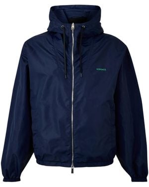 Versace Hooded Jacket - Blue