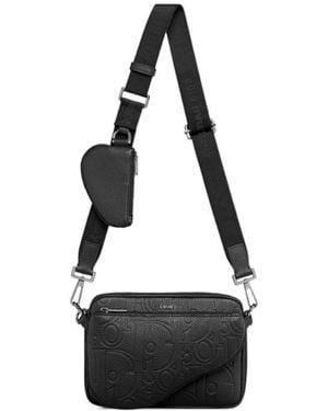 Dior Saddle Triple Pouch - Black