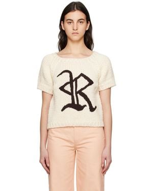 Raf Simons Bulky Knitted Jumper - Natural