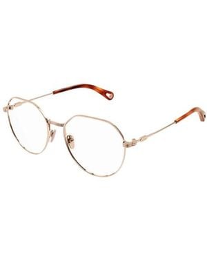 Chloé Chloé Eyewear Geometric-Frame Glasses - White