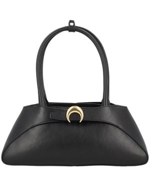 Marine Serre Aurora Top Handle Bag - Black