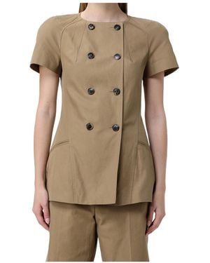 Dries Van Noten Button Jacket - Natural