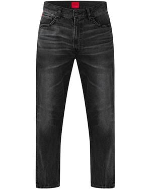 BOSS Faded Denim Pants - Black