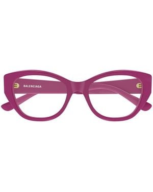 Balenciaga Eyewear Cat Eye Frame Glasses - Pink
