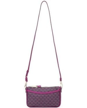 Emporio Armani Logo Shoulder Bag - Purple