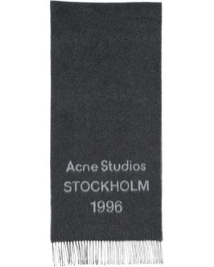 Acne Studios Fringed Scarf - Black