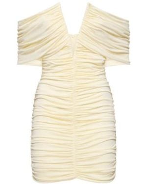 Magda Butrym Falling Strapless Dress - Natural