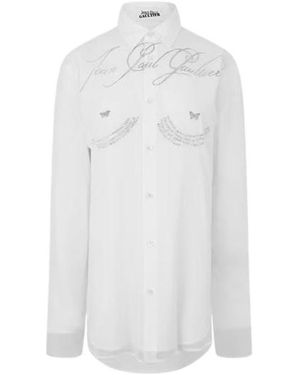 Jean Paul Gaultier Shirt Dress - White