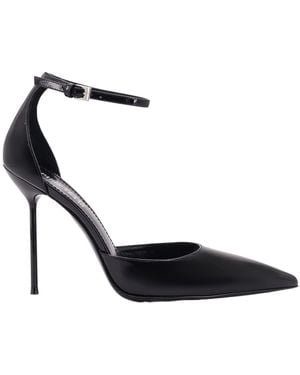 Paris Texas Lidia Heeled Court Shoes - Black