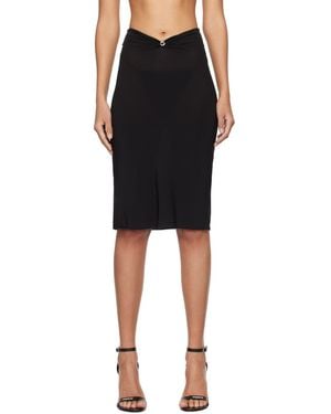 Coperni Triangular Mid-Length Dress - Black