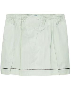 Prada Cotton Miniskirt - Green