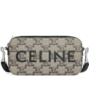 Celine Horizontal Pouch - Gray
