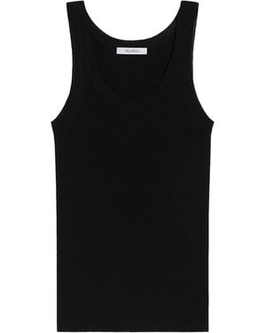 Max Mara Eliadi Sleeveless Knitted Top - Black
