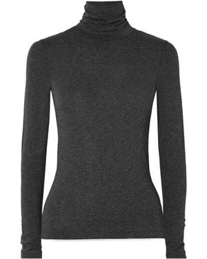 Agolde Pascale Stretch Knit Turtleneck Jumper - Black