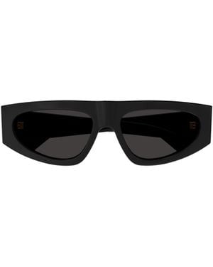 Bottega Veneta Eyewear Geometric Frame Sunglasses - Black