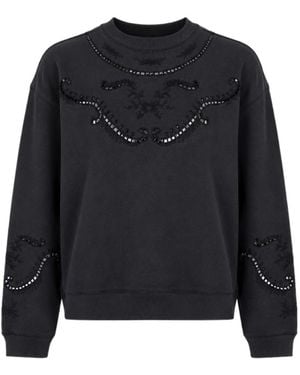 Isabel Marant Isabel Marant Étoile Vella Embroidered Sweatshirt - Black