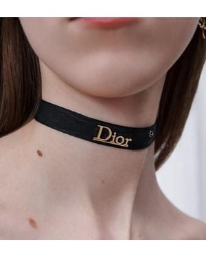 Dior Signature Choker - Brown