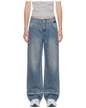 Marissa Chiara Wide-Leg Jeans - Blue