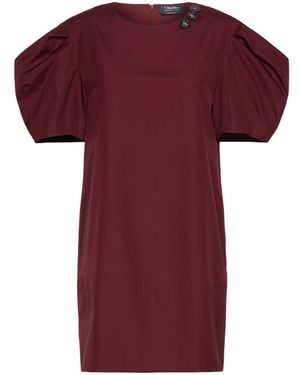 Max Mara Cotton Poplin Short Dress - Red