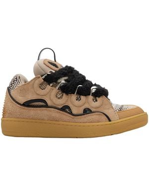 Lanvin Curb Trainers - Brown