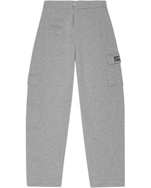 Ganni Cargo Sweatpants - Gray
