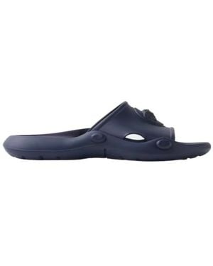 Versace Nettuno Rubber Slides - Blue