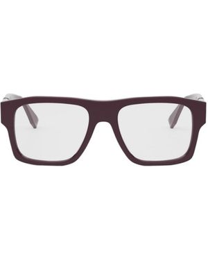 Fendi Eyewear Square Frame Glasses - Metallic
