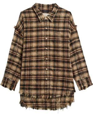 R13 Distressed Design Shirt - Multicolor