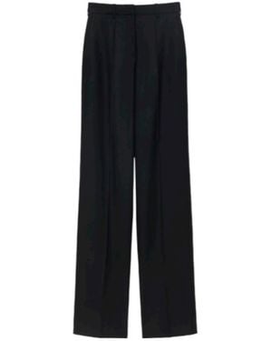 Loewe Straight-Leg Tailored Trousers - Black