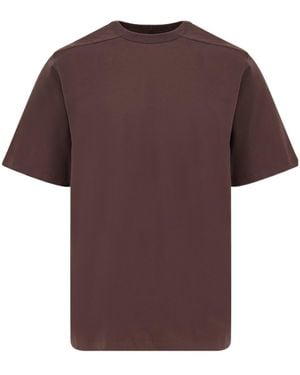 Rick Owens Brad Short Sleeve Crewneck T-Shirt - Purple