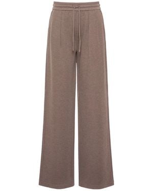 Max Mara Drawstring Track Pants - Brown