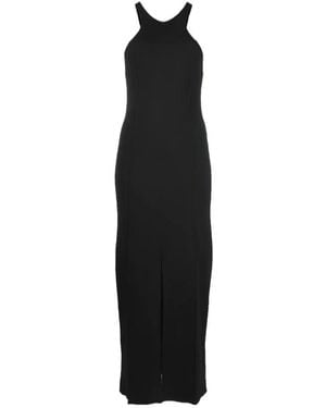 Nanushka Sleeveless Fitted Stretched Midi Dress - Black