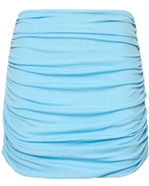 Tory Burch Pleated Miniskirt - Blue