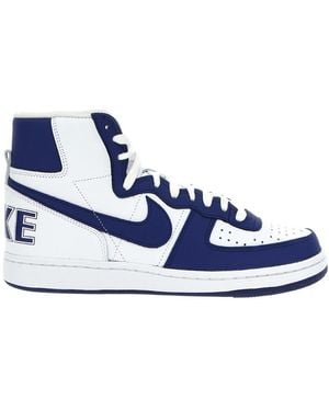 Comme des Garçons Comme Des Garçons Homme Plus Nike High-Top Trainers - Blue