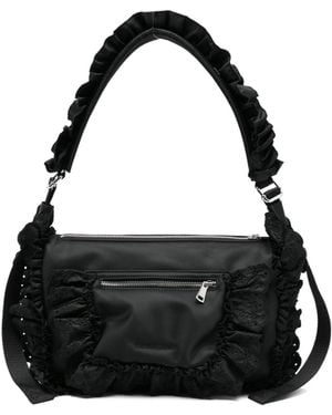 Simone Rocha Pillowcase Ruffled Shoulder Bag - Black